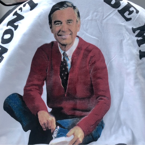 Men's Mr Rogers T-Shirt - Won't You Be My Neighbor? - Picture 5 of 5